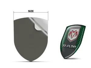 Dodge Resin domed stickers Superior Style Domed Badges